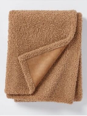 Boucle with Plush Reverse Throw Blanket
